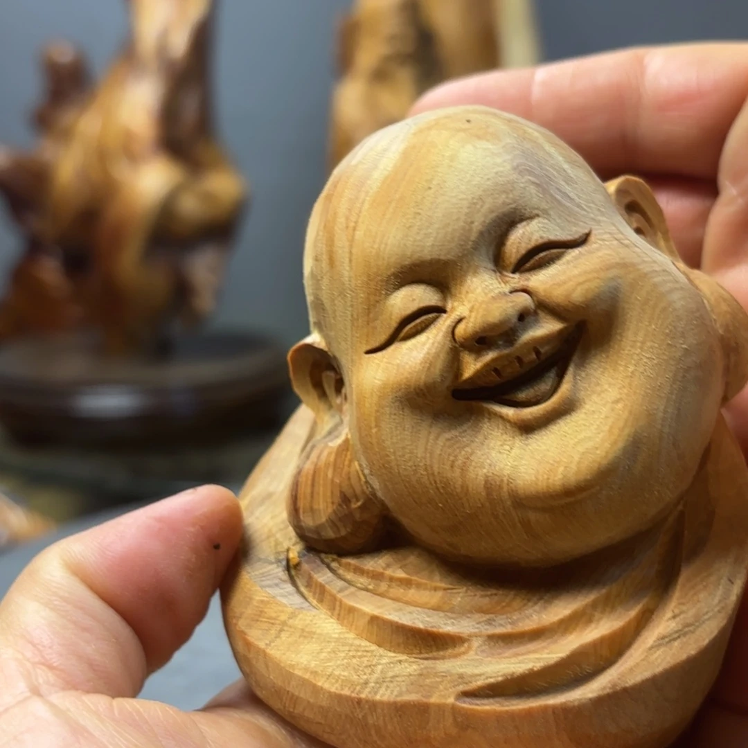 笑***开柏木（崖柏）柏木摆件888888888