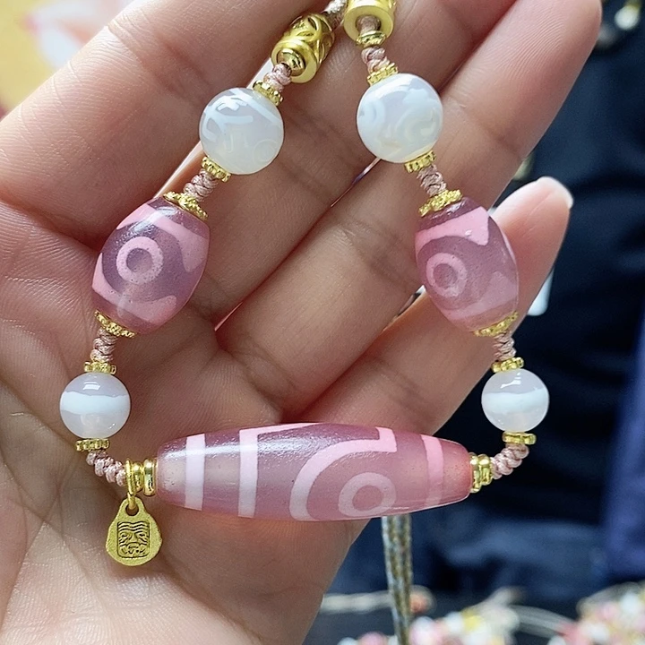 玛瑙/玉髓颈饰合金
