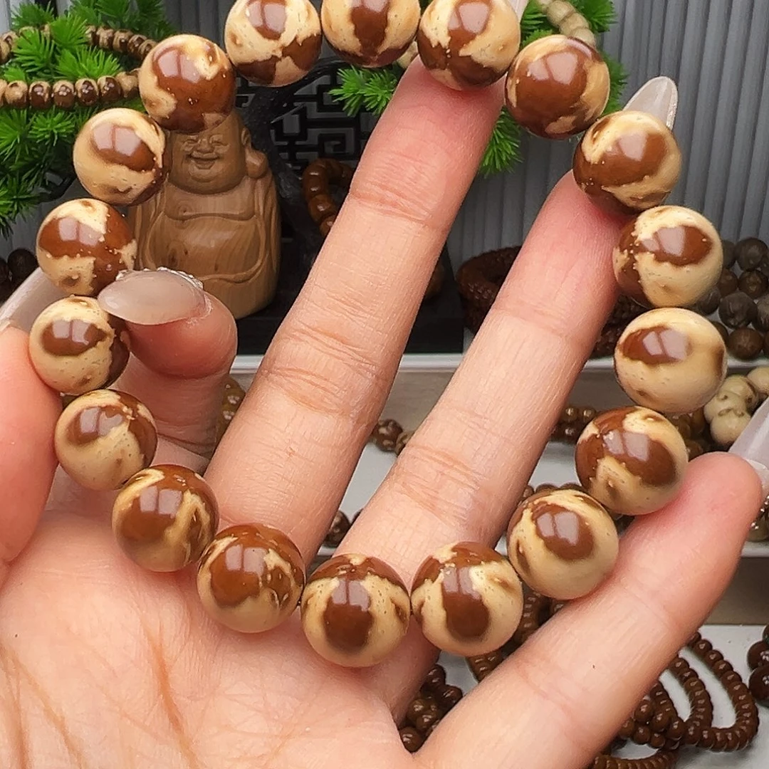 手串紫金鼠卡12.3半实心三叶草熊猫 福利款