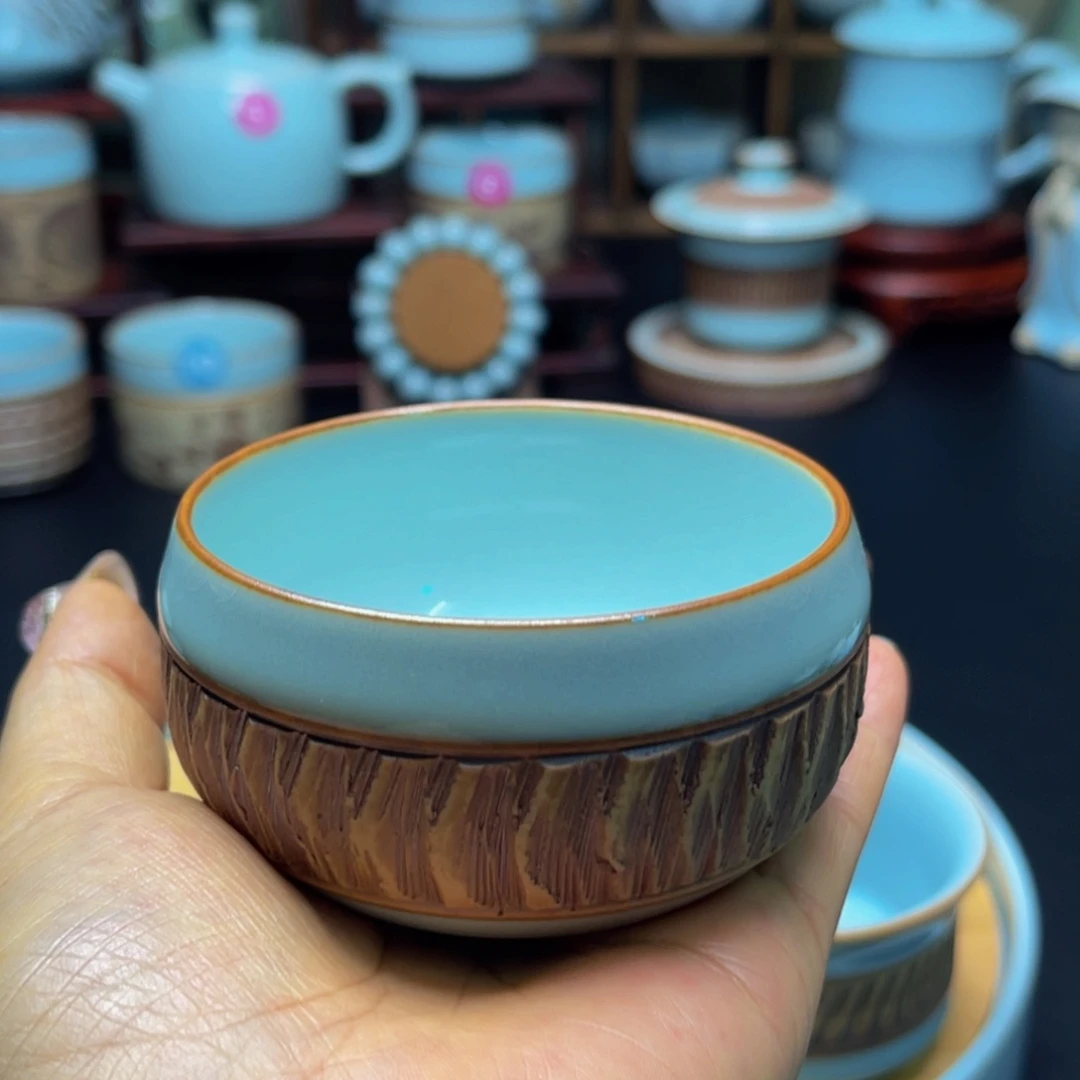 【闪购商品】抡*汝州单壶，盖碗，珠，杯