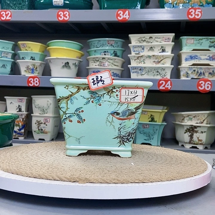 紫砂花瓶紫砂花盆