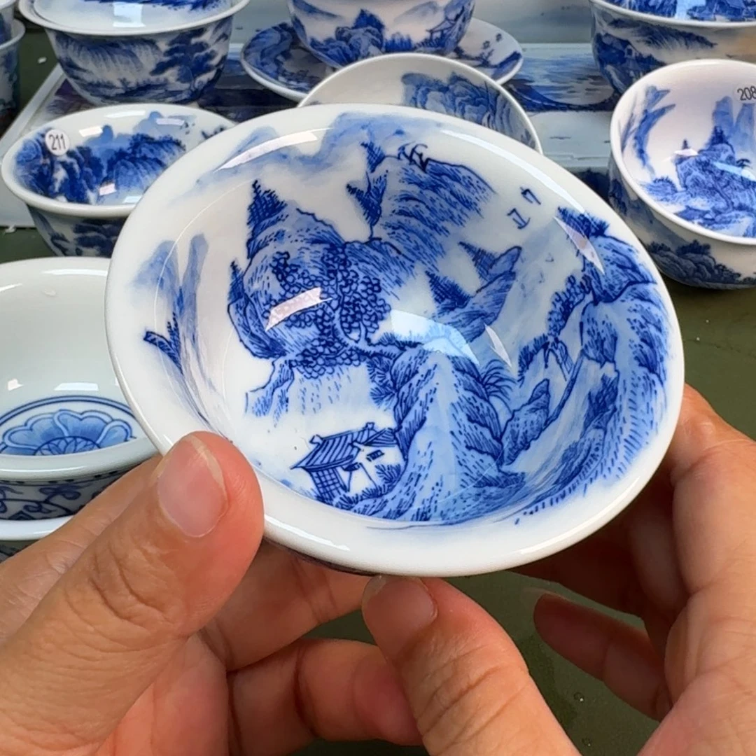 景德镇纯手绘茶具圆圆297