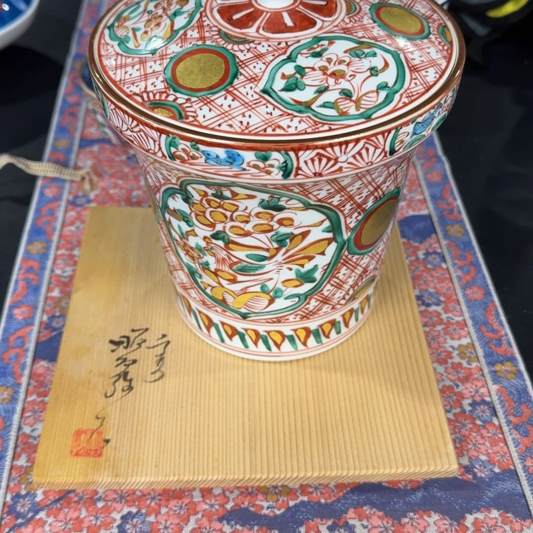 瓷片恭喜发财 万事如意