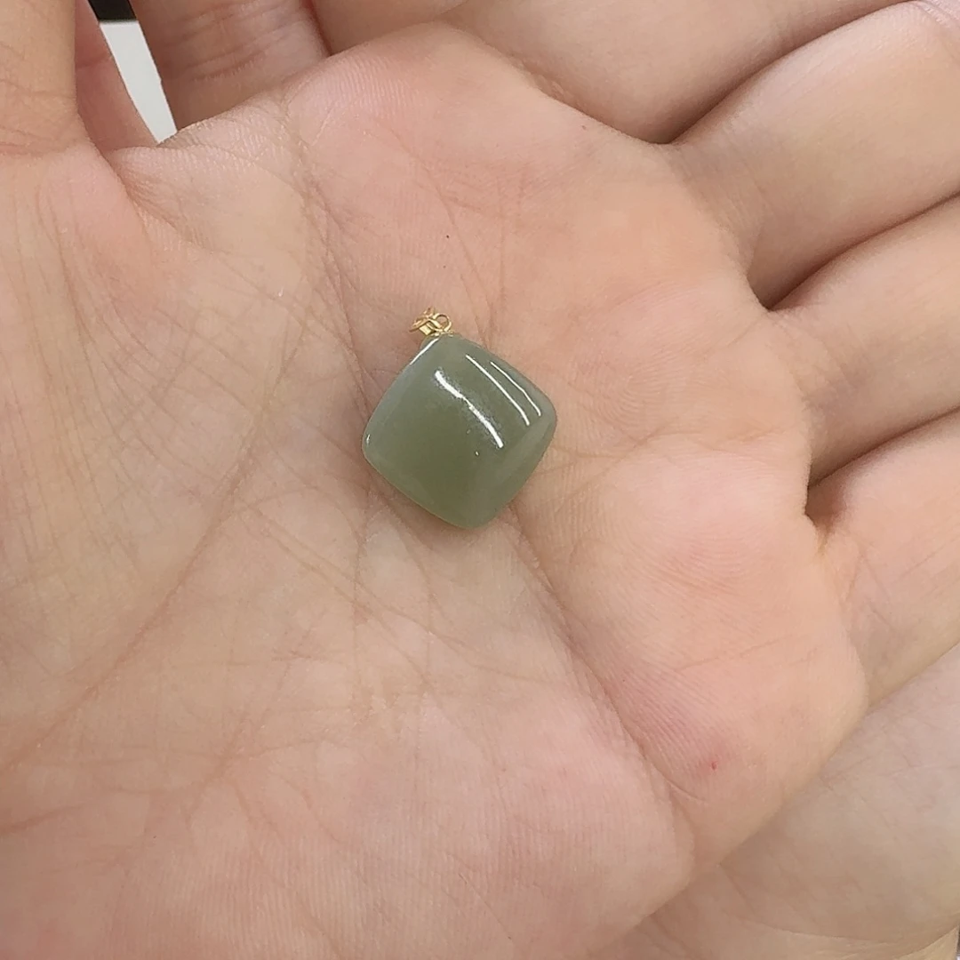 和田玉18K金镶嵌颈饰Y**s