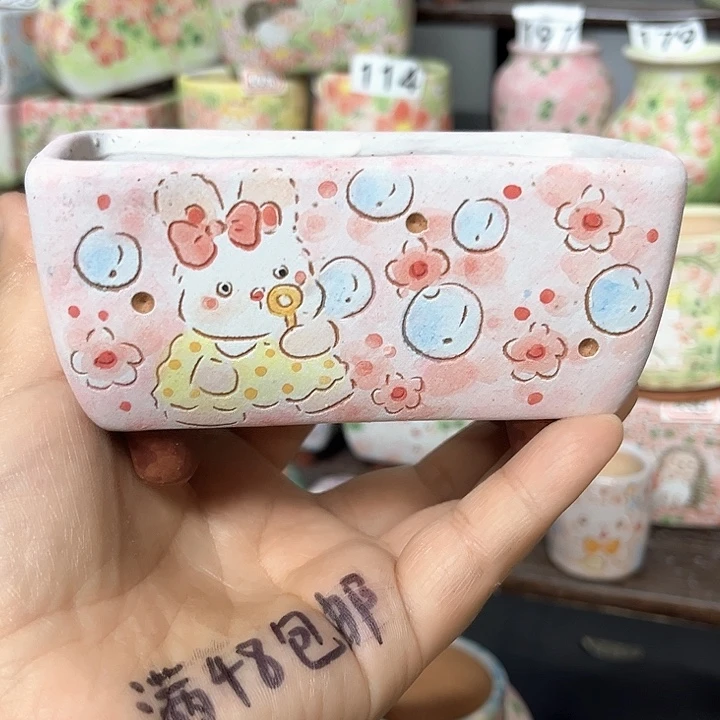 *****手工制作多肉花盆