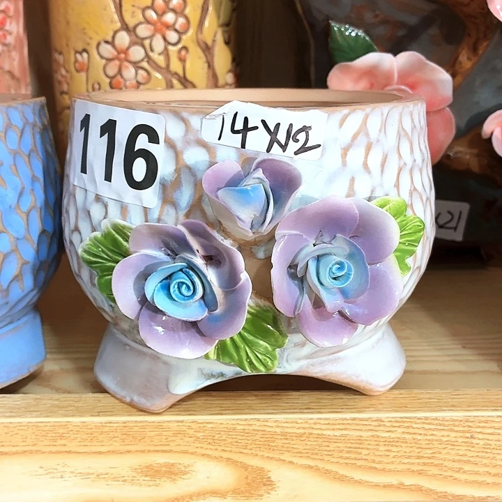 多肉花盆满15包邮