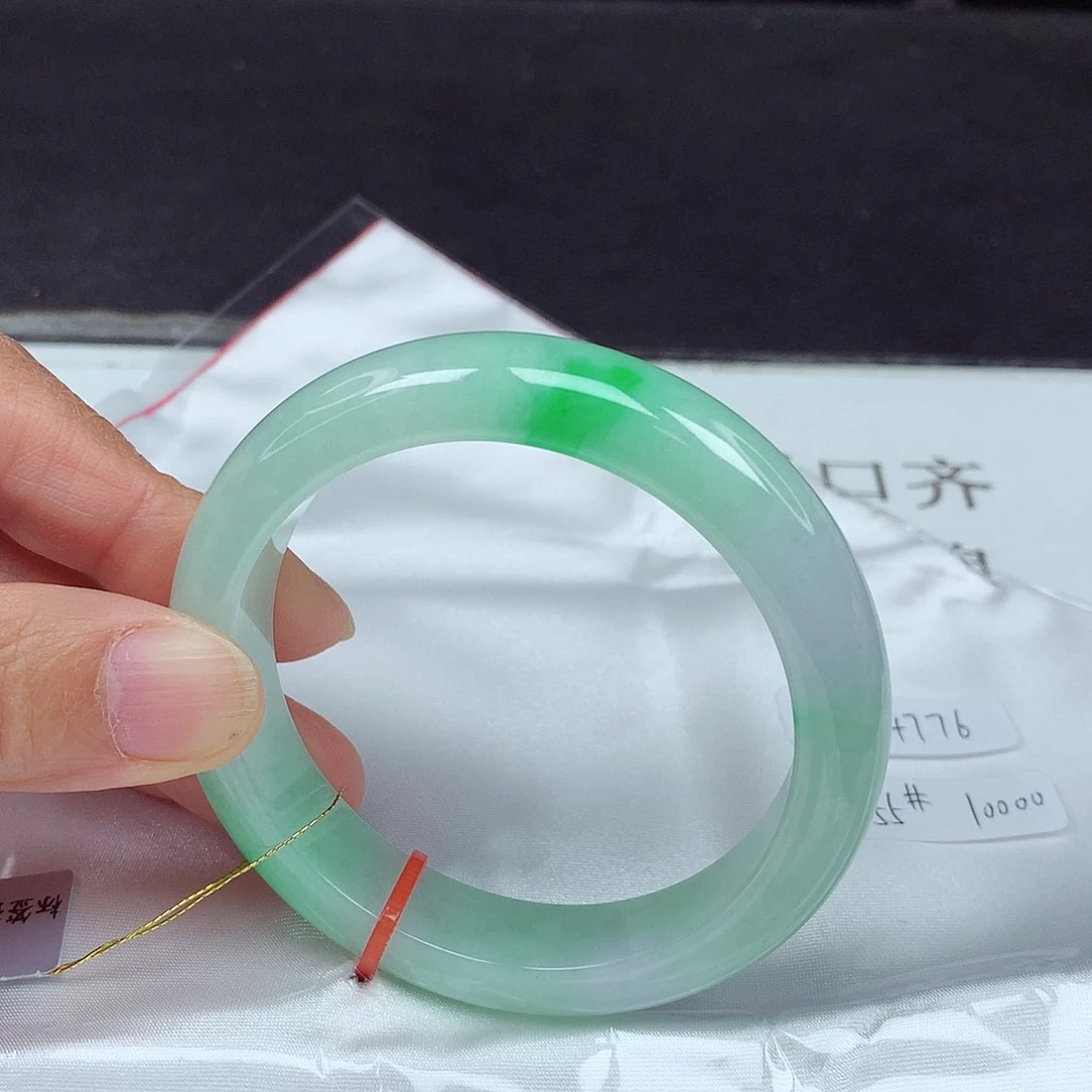 未镶嵌手镯翡翠55圈4776
