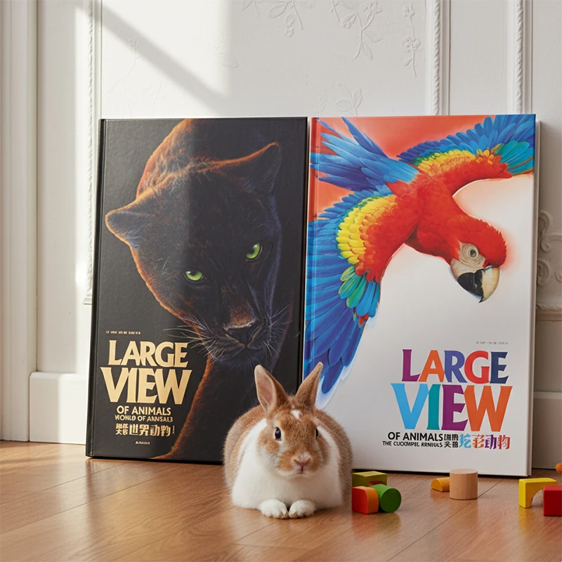 动物地板大书炫彩世界早教百科启蒙翻翻看绘本双11