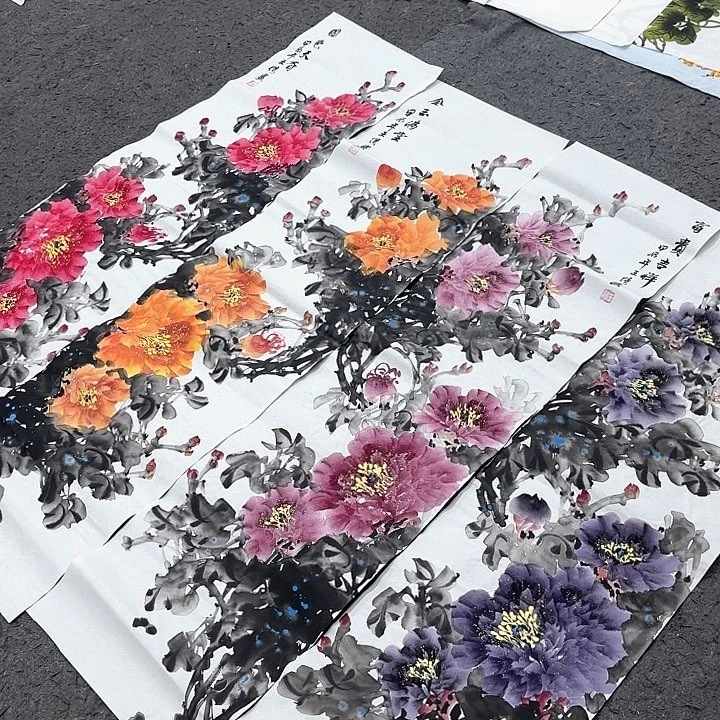 国画无毛和被毛被毛