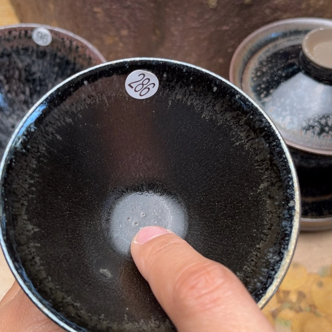 茶盏义兴龙窑坚持真柴烧微瑕