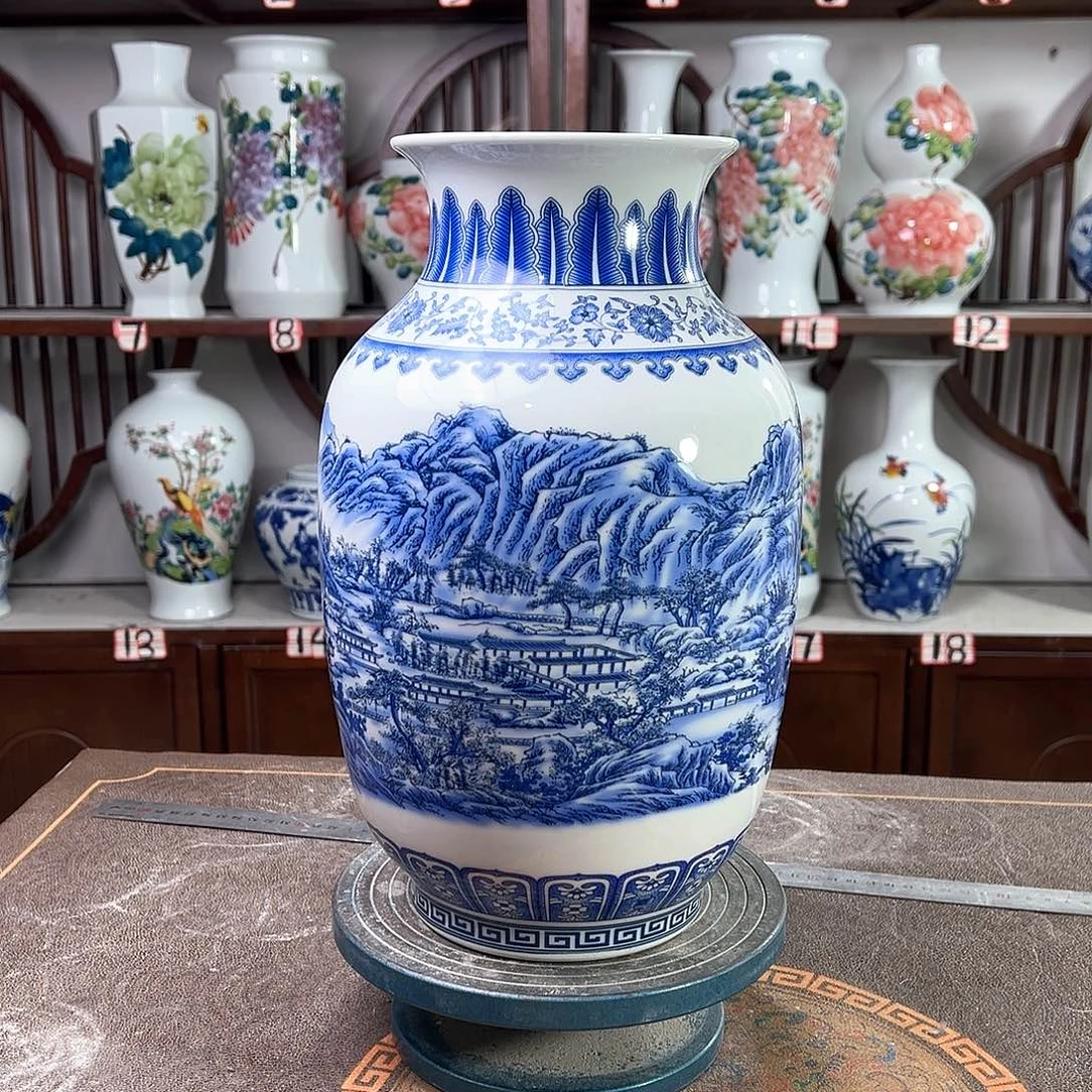 摆件景德镇陶瓷富春