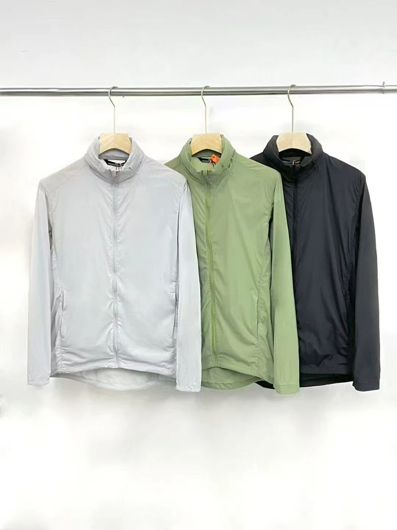 三色防晒-D01春夏款新品时尚潮流男士百搭爆款防晒外套