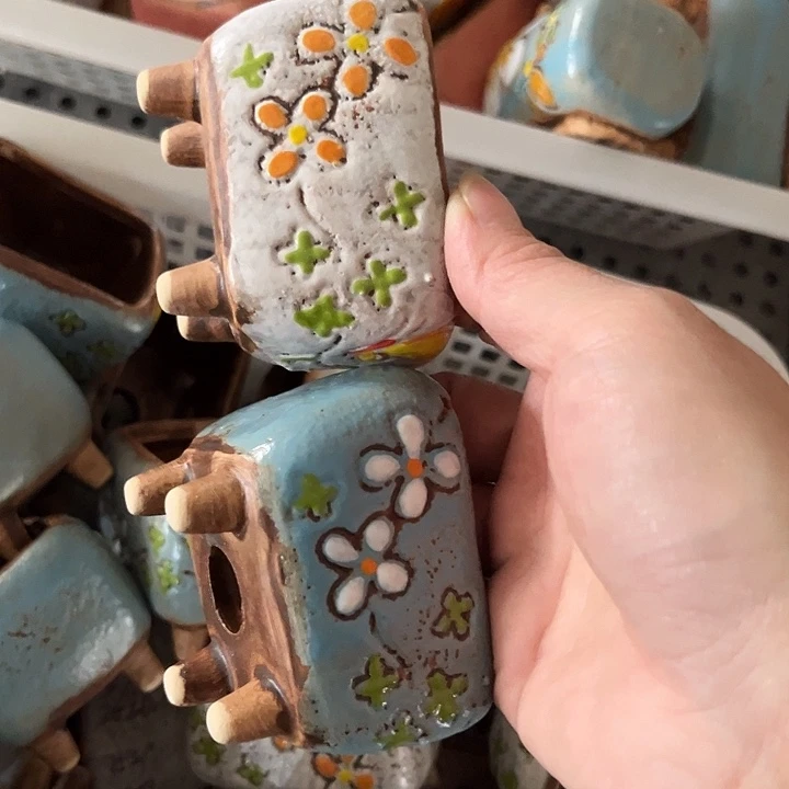 粗陶材质多肉花盆