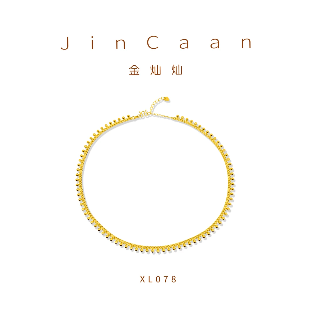 钛钢项链 【点点】项链时尚轻奢古法百搭经典精致小众金色必备款