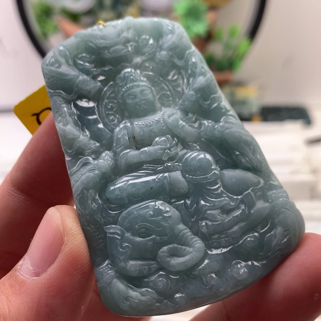 颈饰未镶嵌翡翠大势至