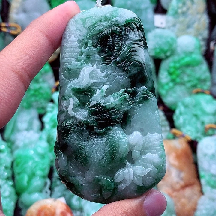 翡翠吊坠(不含链)未镶嵌