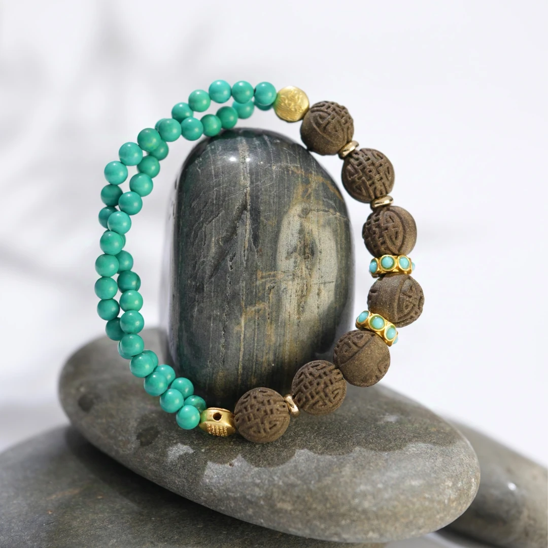 【设计师款-松灵】玫瑰解郁姜早药香手作手串16（拍下备注手围）