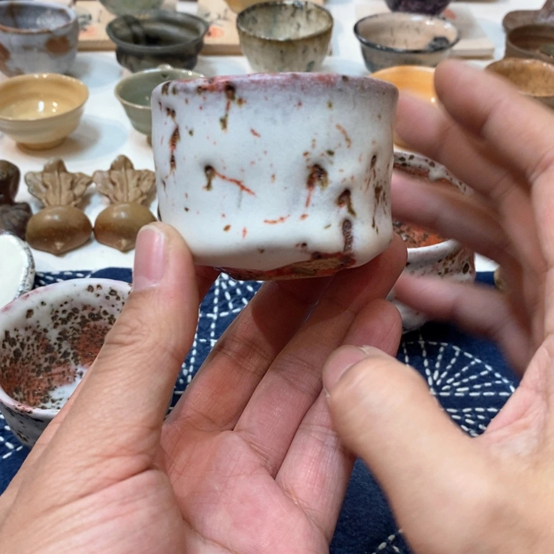 柴烧侘寂粗陶茶具