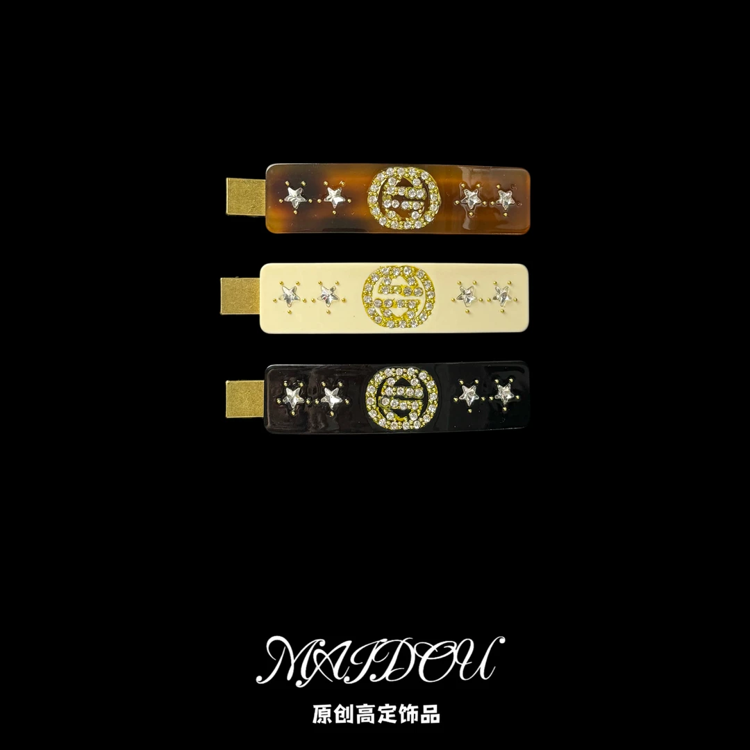 N-MAIDOU原创格格星星钻大鸭嘴夹