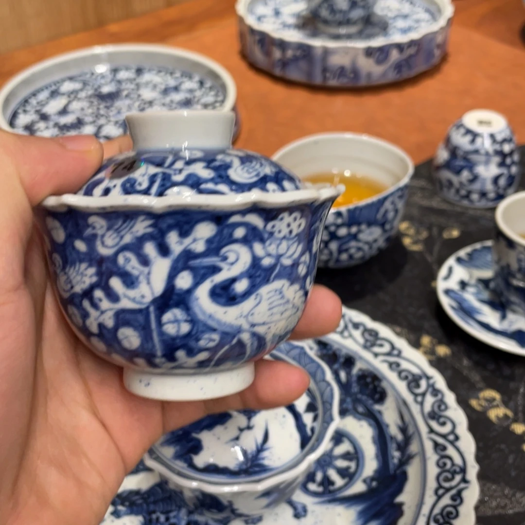 Y***T景德镇陶瓷茶具一鹭74