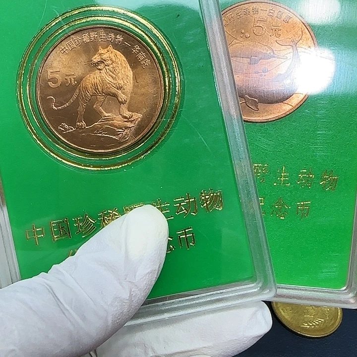 其他普通金属虎豚纪念币一组人行盒