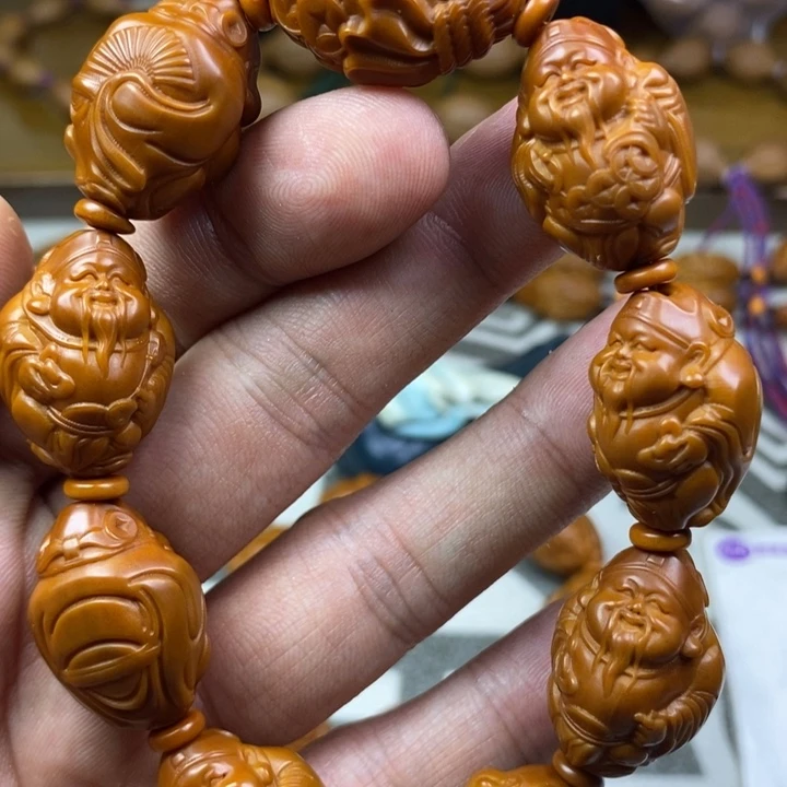 橄榄核手串/手链橄榄核雕工艺手串