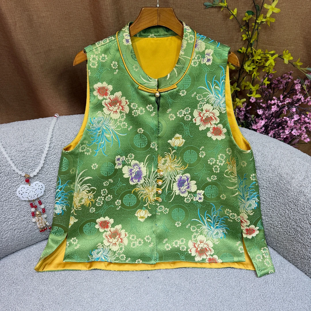 【SHANGLIU】新中式国风定制高级时尚百搭马甲新款HF-870021（169）