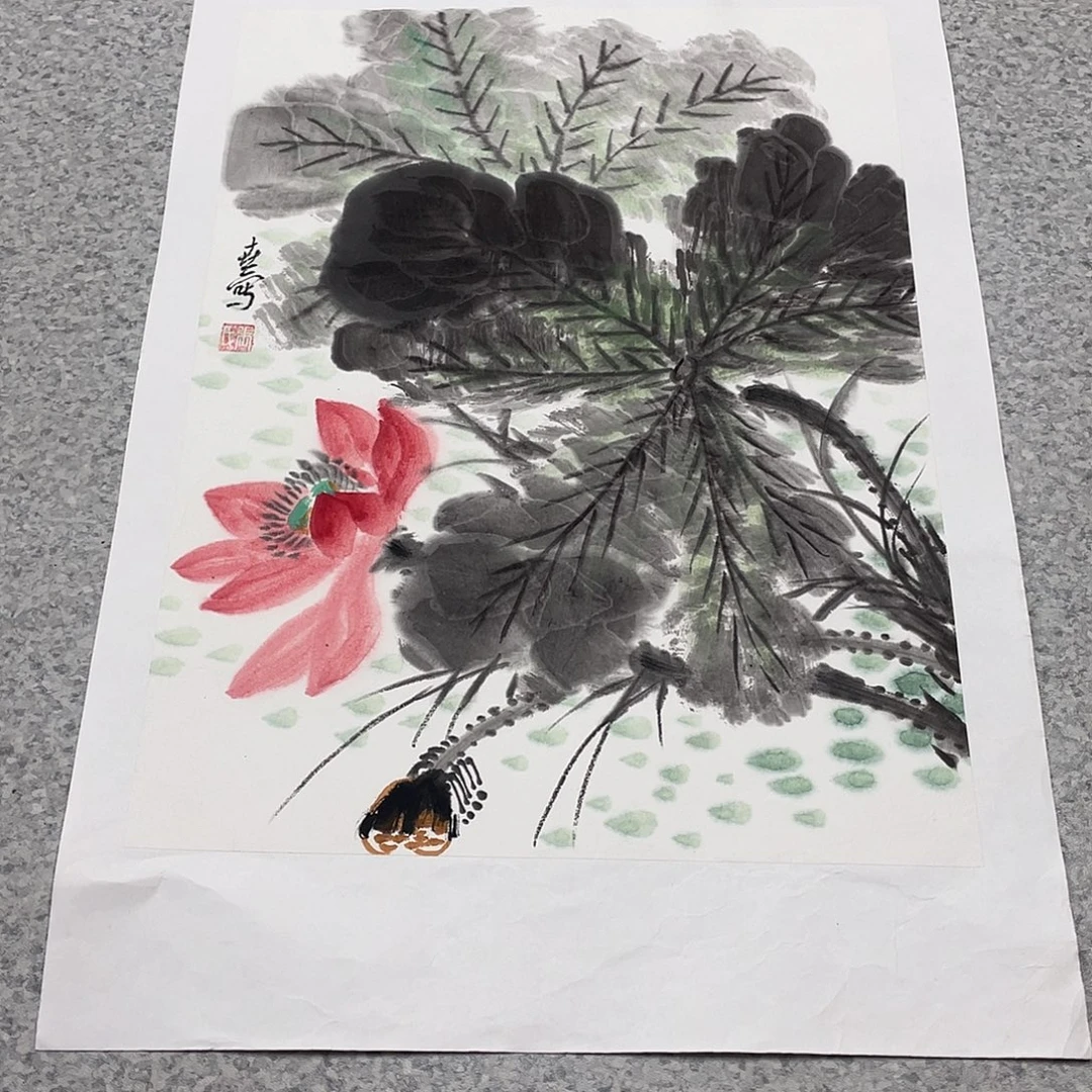 国画1.4平尺国画作品