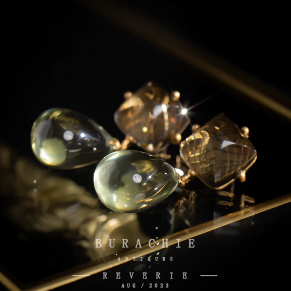 铜合金仿水晶耳饰 【3904】周年珍藏英｜经典原标克拉款CrownFrett