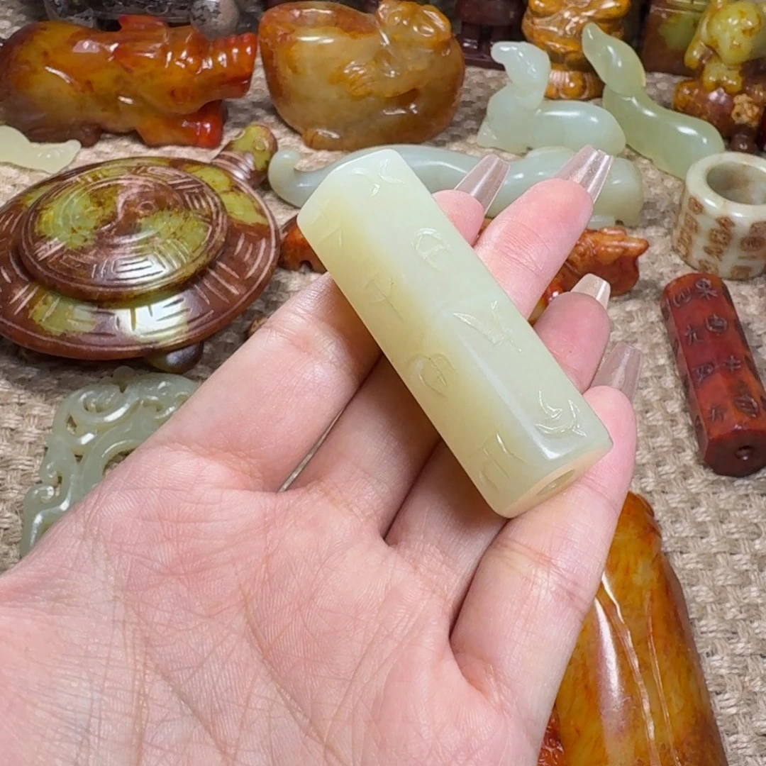 白玉菩提吊坠挂件