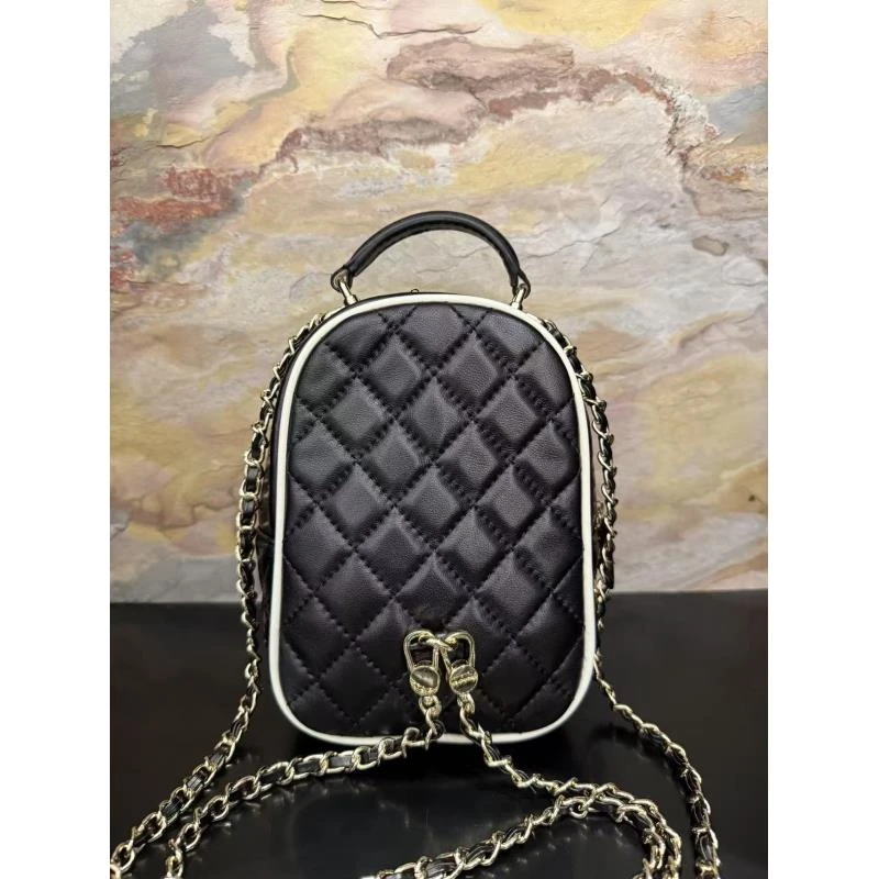 HIRMRIS手工真皮包 19-551290-黑 包边x双肩香