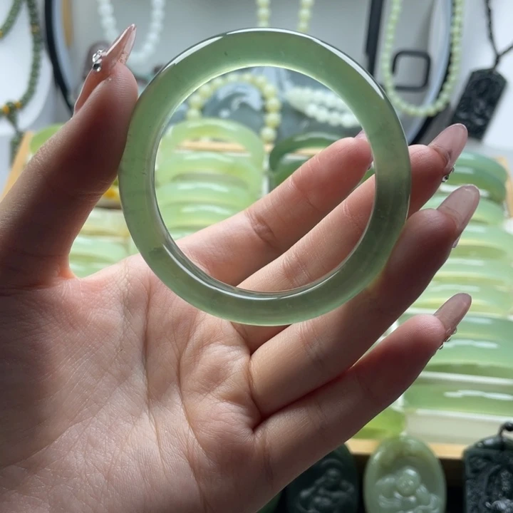 蛇纹石玉合金手镯