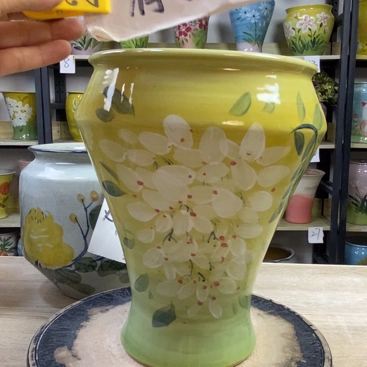 景德镇高温陶瓷花盆