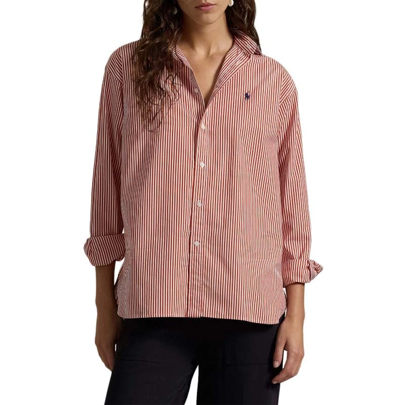 POLO RALPH LAUREN 拉夫劳伦女款条纹府绸衬衫211910743024/0/6