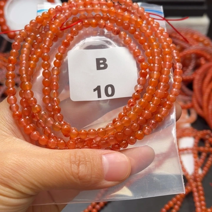 未镶嵌多样性发货默认微瑕称重4mm2条南红玛瑙