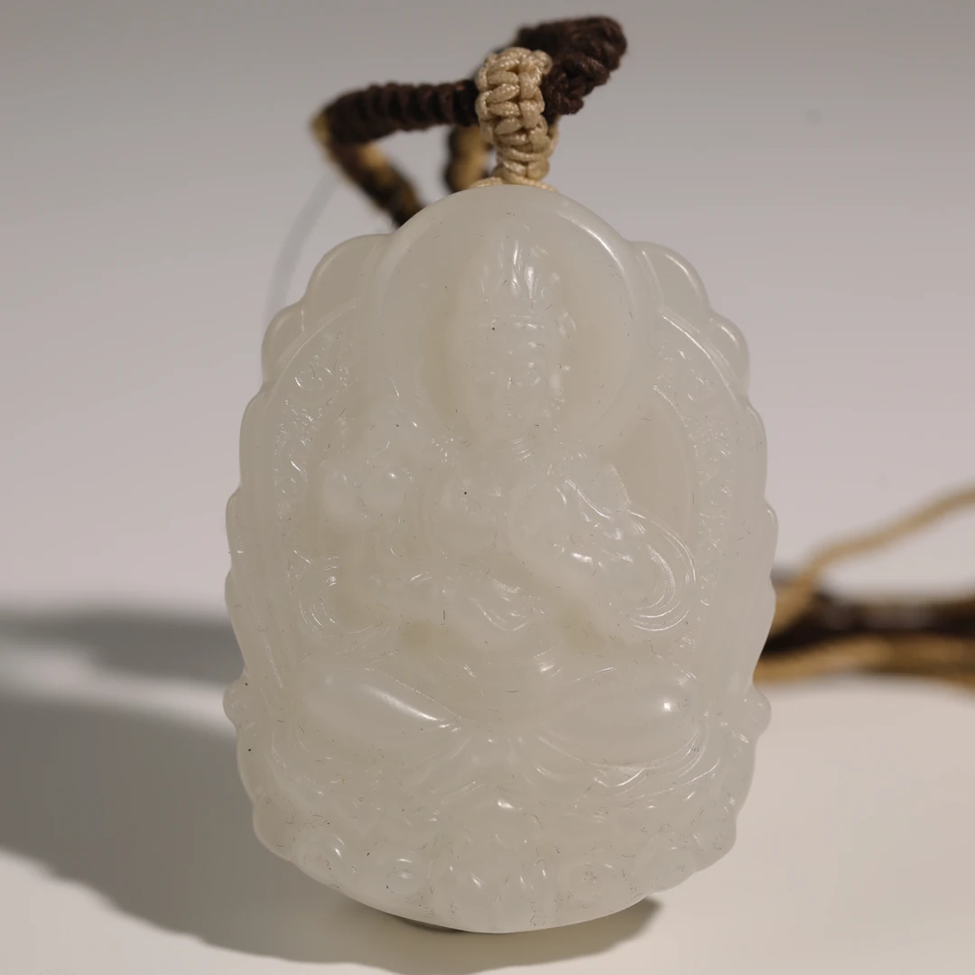 【竞拍】和田玉观音 LTB-281-1