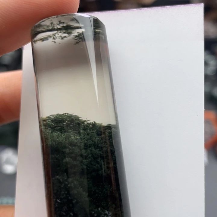 颈饰未镶嵌水晶绿幽灵聚宝盆柱子定制