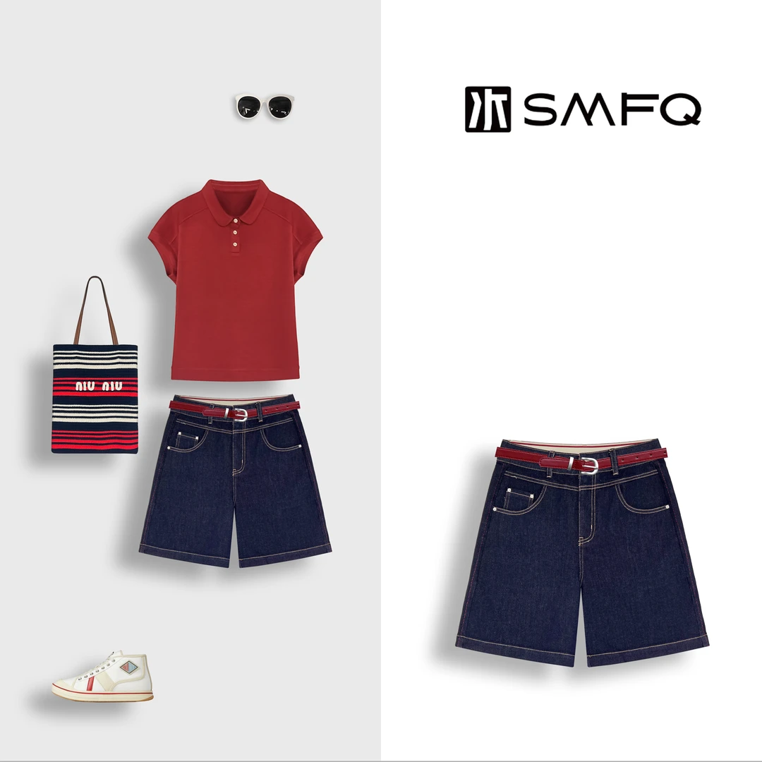 水木夫妻”宝藏中裤”莱赛尔天丝中裤透气夏款显瘦短裤