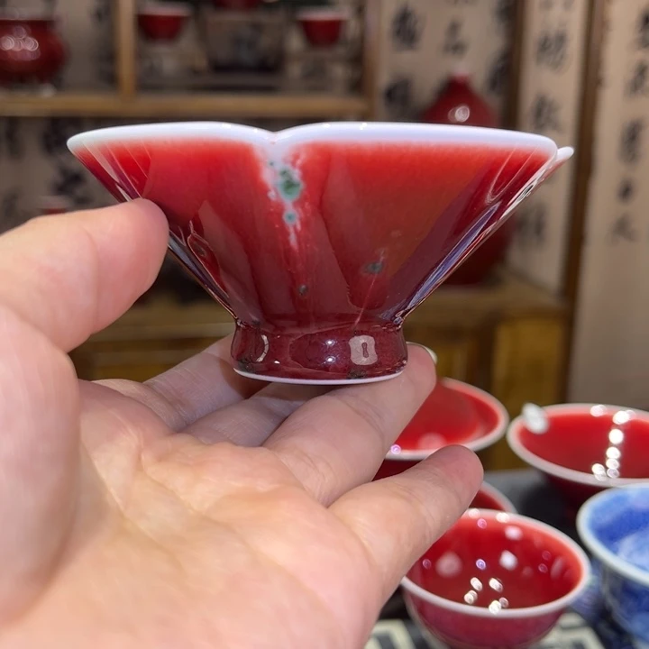 景德镇陶美人醉斗笠杯