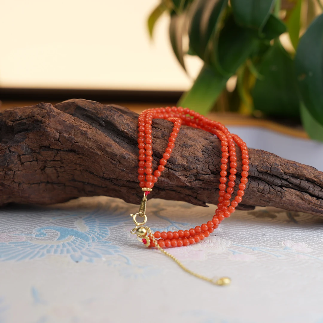 【吉福珠宝】南红手链2mm设计款手链 多样性发其一