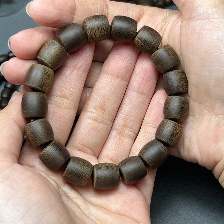 沉香手串?****》白棋玉化1.2