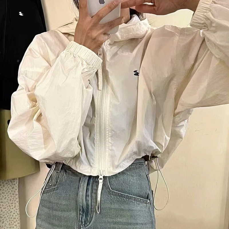 夏季新款防晒衣短款休闲外套小个子薄款防紫外线防晒衣女款外穿