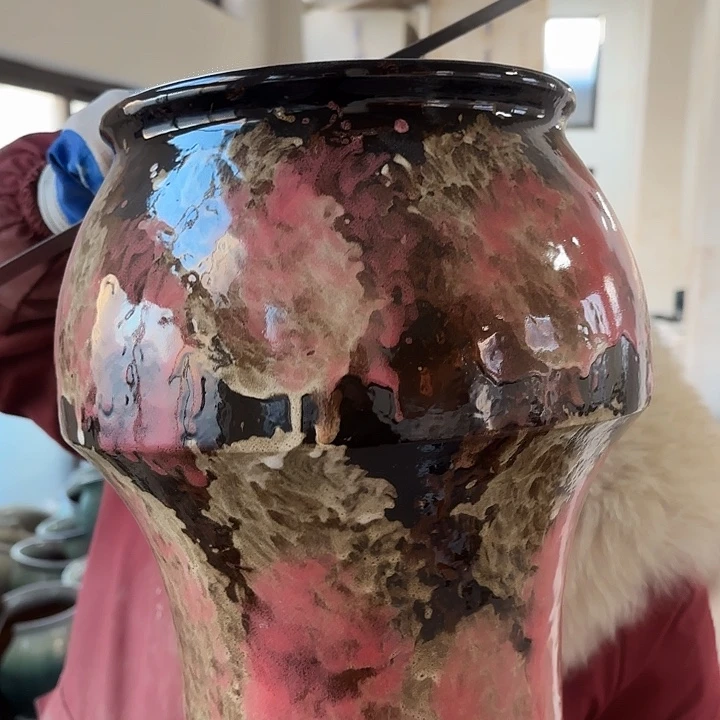 瑕疵高33口20花盆