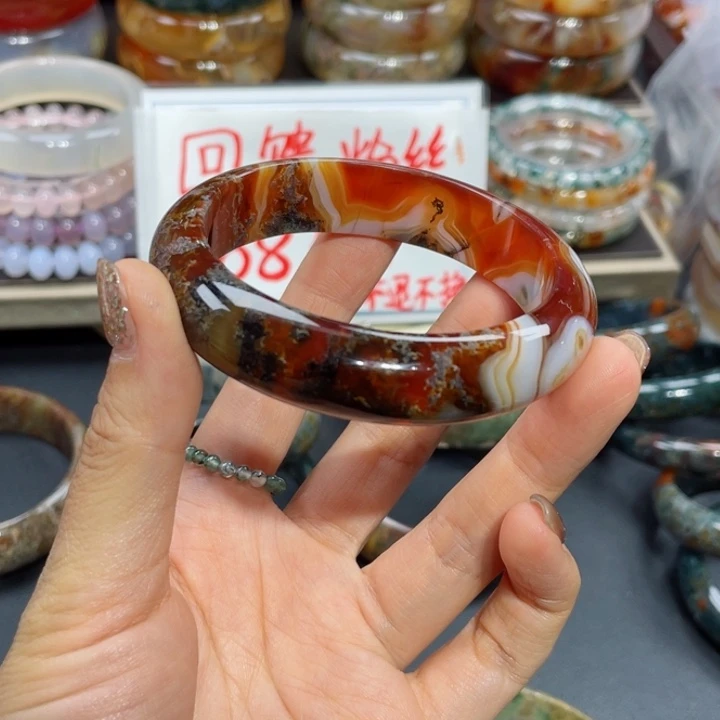 【闪购商品】手镯玛瑙/玉髓未镶嵌河*人011