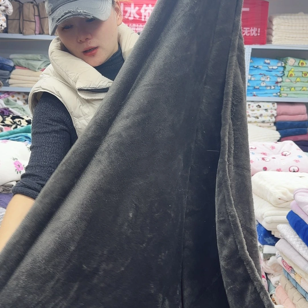 羊驼毛220.230厚云毯，瑕疵，孤咖色