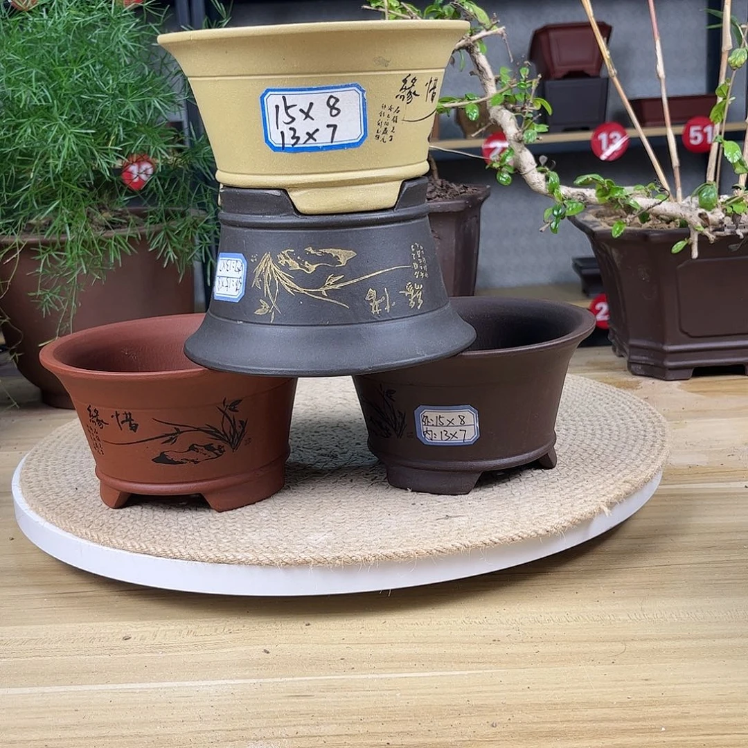 紫砂花盆紫砂花盆