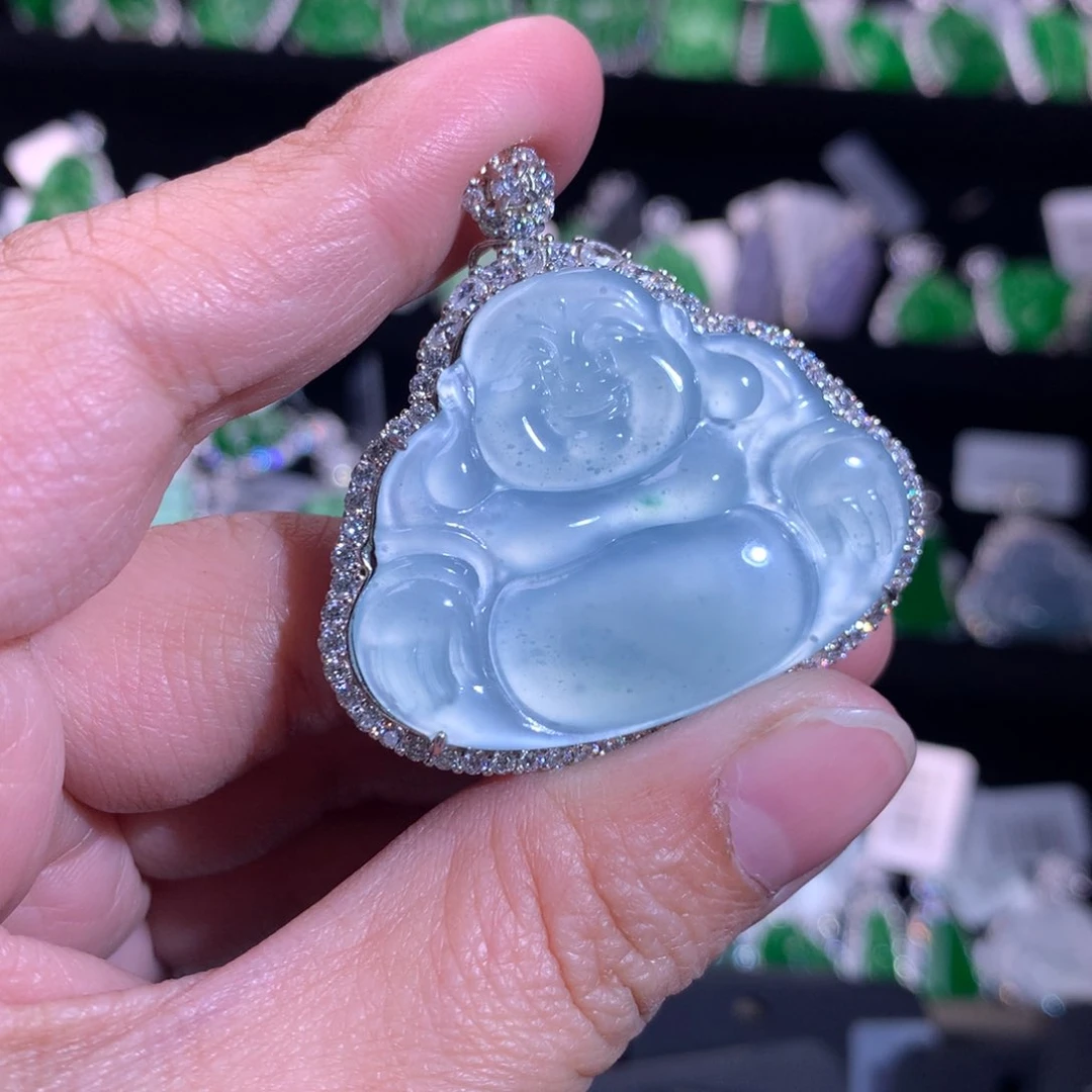 【闪购商品】颈饰银S925镶嵌翡翠