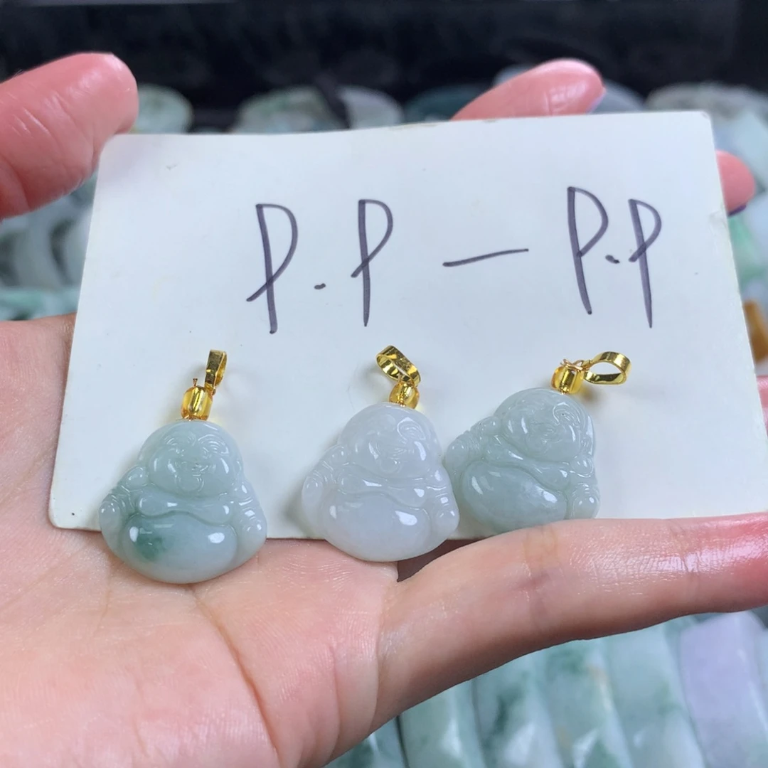 翡翠未镶嵌颈饰多样性发一件