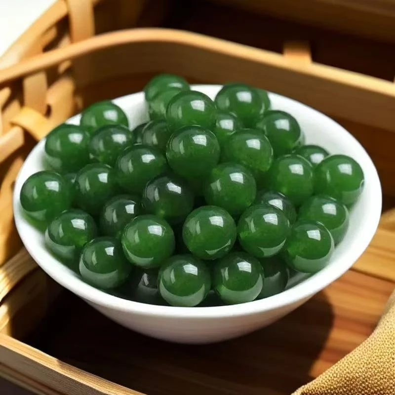 【散珠批发】W35菠菜绿10MM*10颗