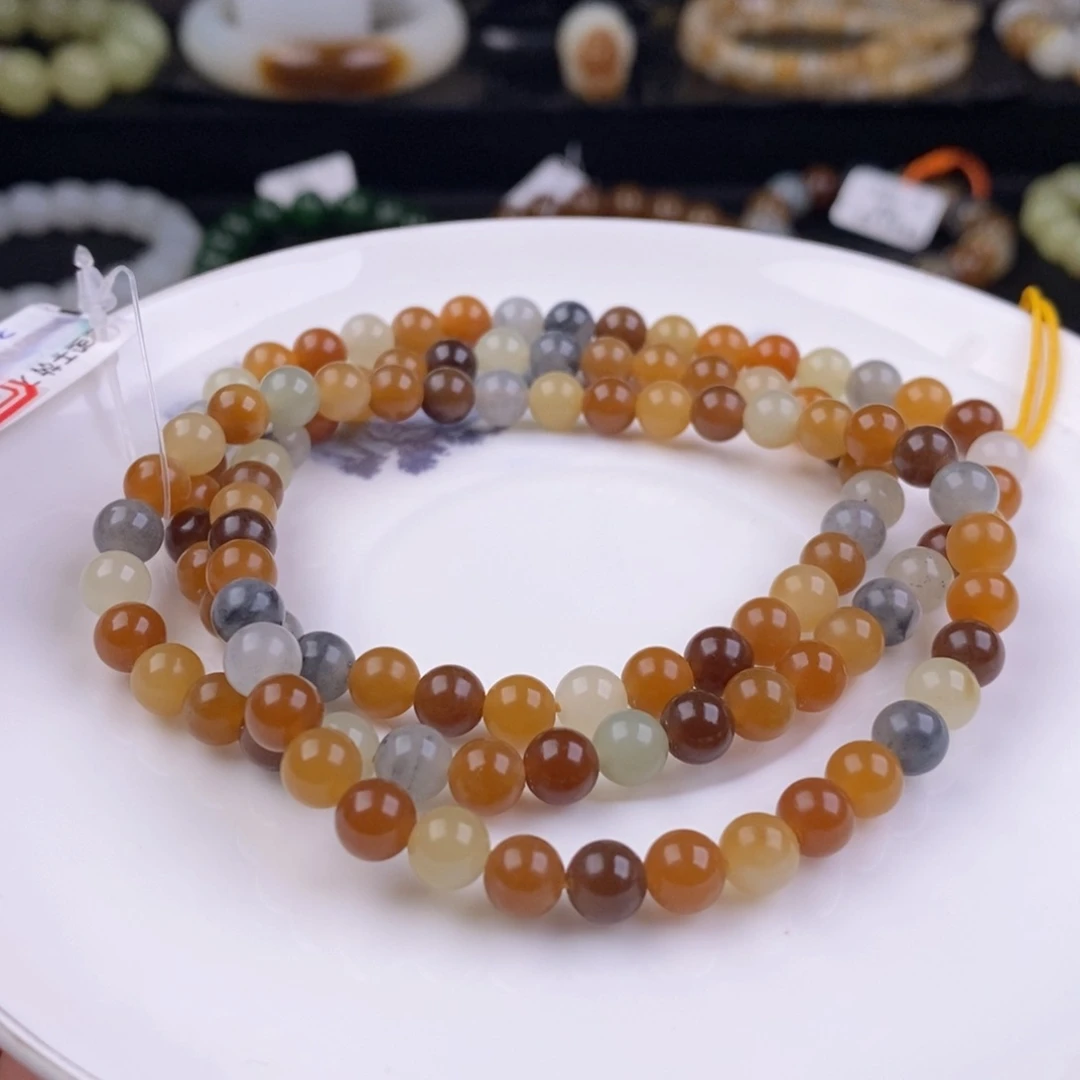 和田玉手串未镶嵌